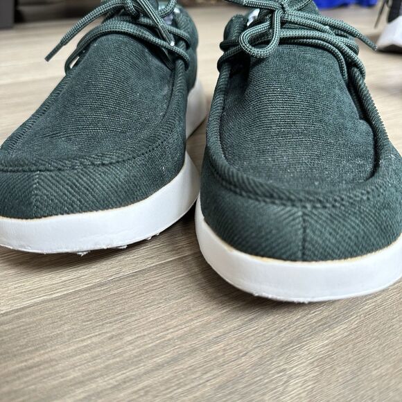 Ortho Comfoot Shoes Men 11.5 Green Corduroy Cushioned Walking Orthopedic - Picture 4 of 12